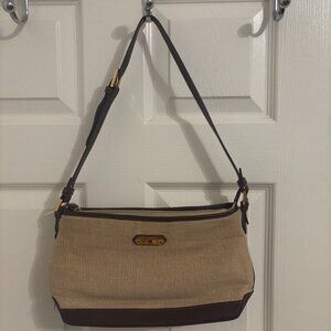 Etienne Aigner Jute Shoulder Bag